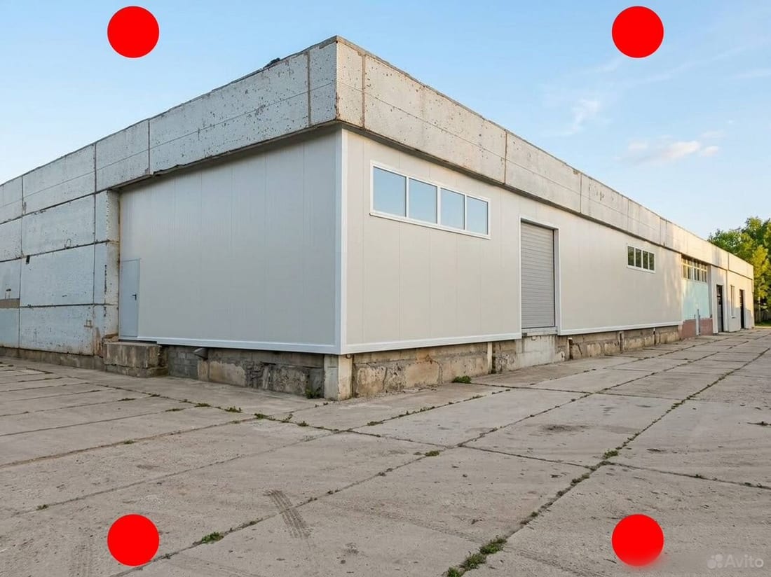 Склад 1070 м² без колонн, 150 кВт, от собственника — фото 1