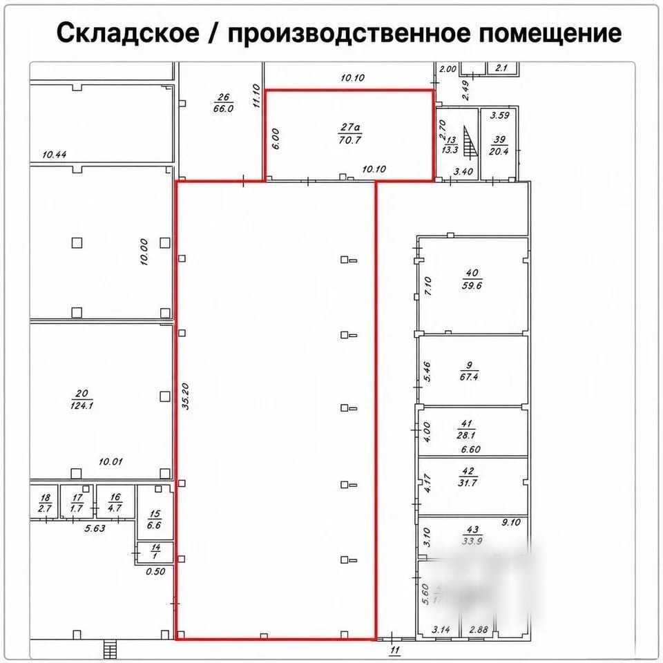 Сдается склад, 600 м² — фото 1